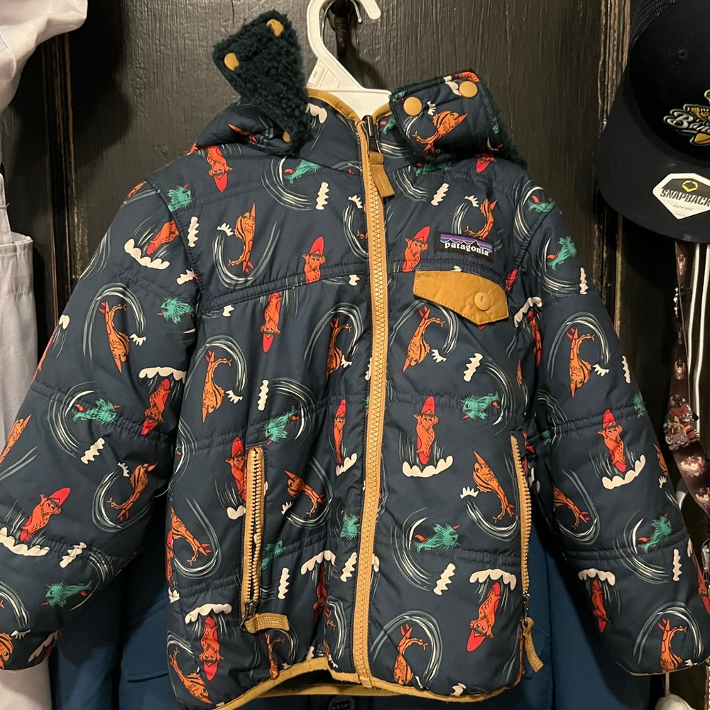 Patagonia Baby Tribbles Reversible Jacket 4t
